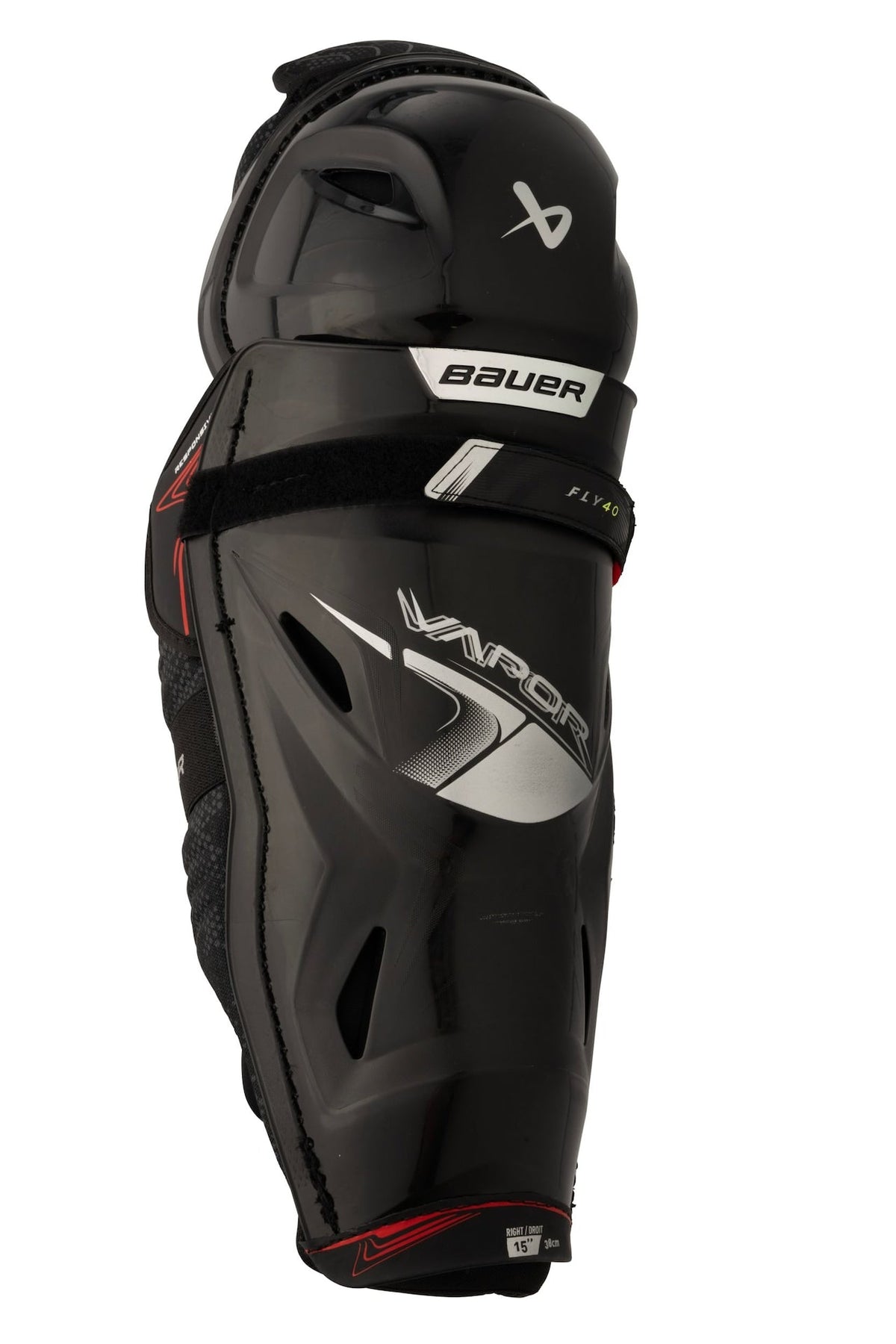 Bauer Vapor Fly40 Hockey Shin Guards, Intermediate, Assorted Sizes