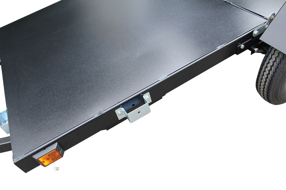 DK2 4x8-ft Single-Axle Folding Utility Trailer with 2-in Ball Coupler