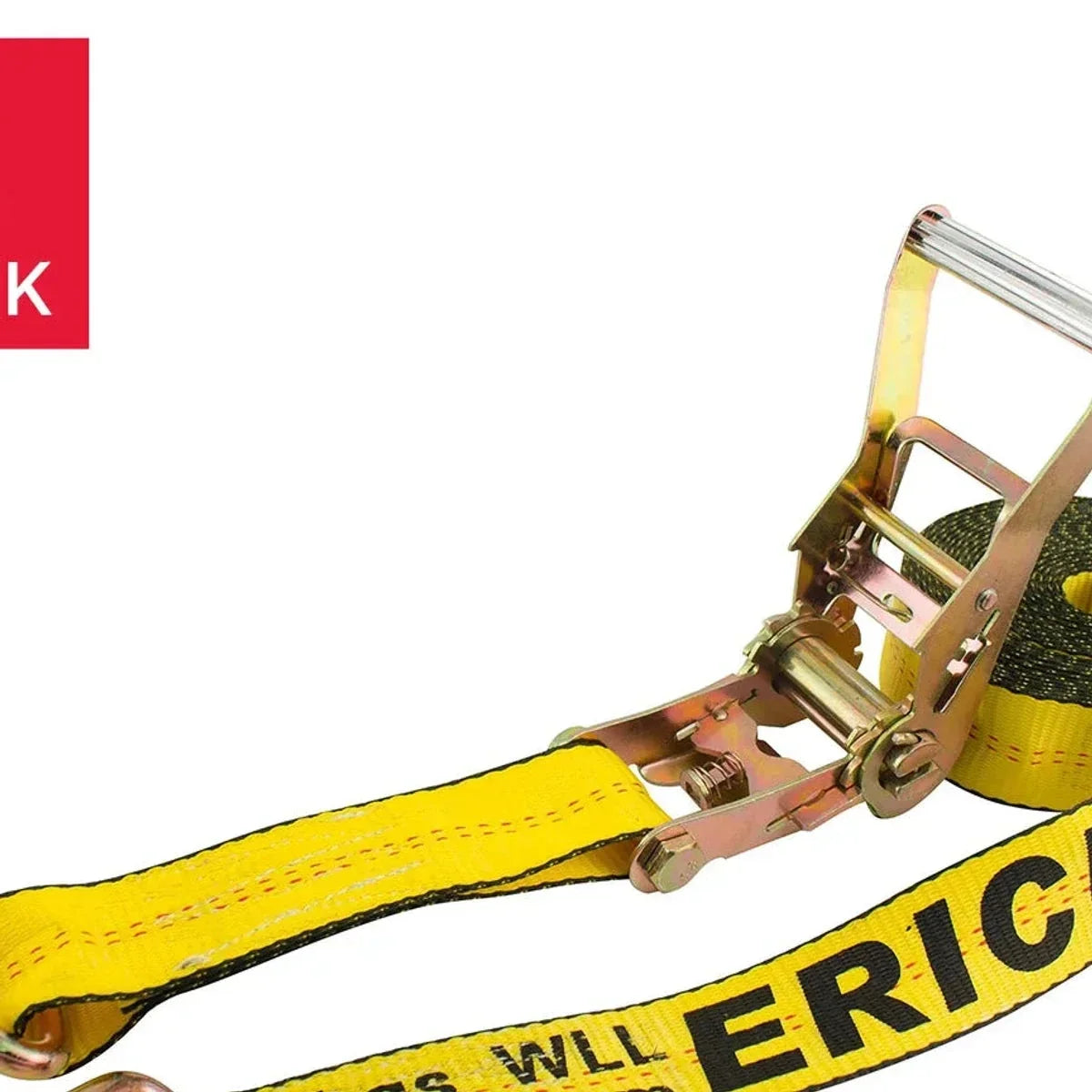 Erickson 8.2 m (27 ft.) Ratchet Strap with Double J Hooks 2-pack