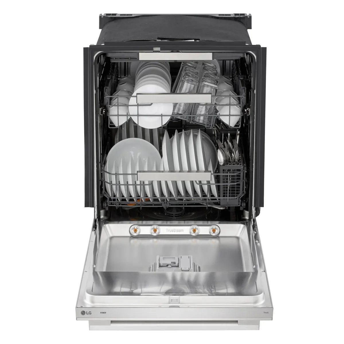 LG 24 in. Stainless Steel FlushFit Top Control Dishwasher with AutoVentDry and Floor Status Indicator