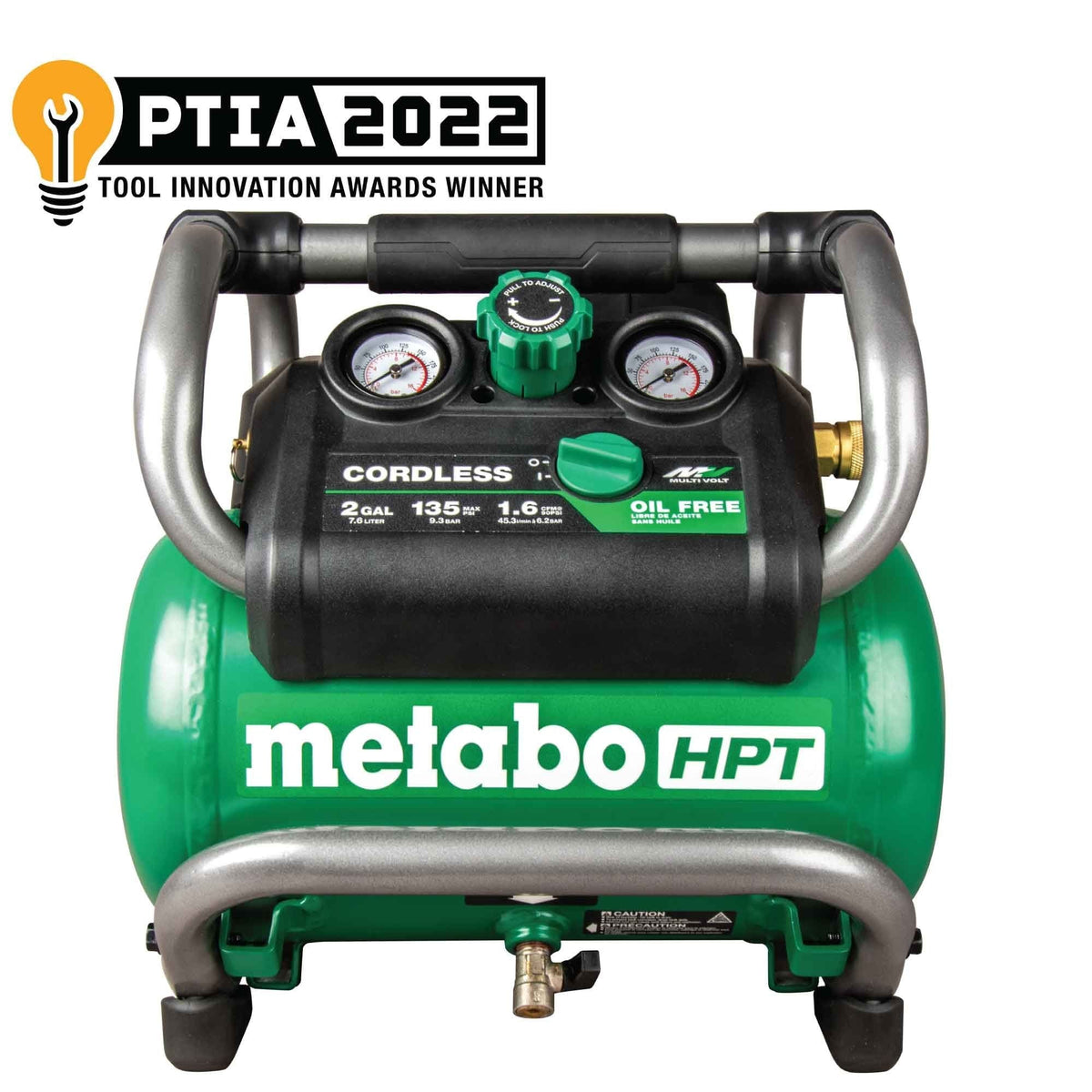 Metabo HPT 36V Cordless Air Compressor, 2-Gal