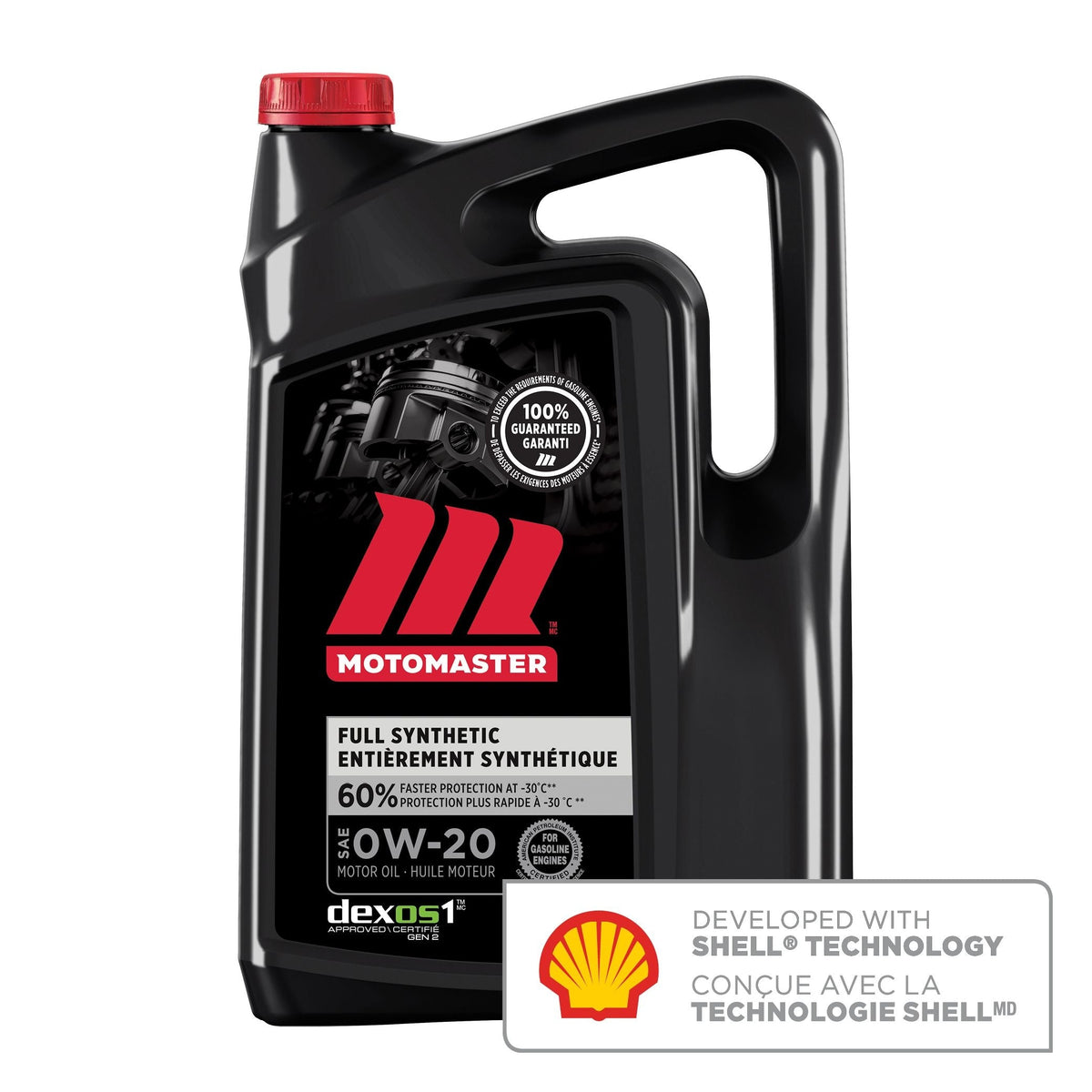 MotoMaster 0W20 Synthetic Engine/Motor Oil, 5-L