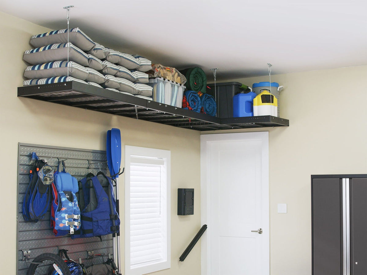NewAge Pro Series Wall Mounted Heavy-Duty Steel Shelf, 600-lb Capacity, 4-ft x 8-ft