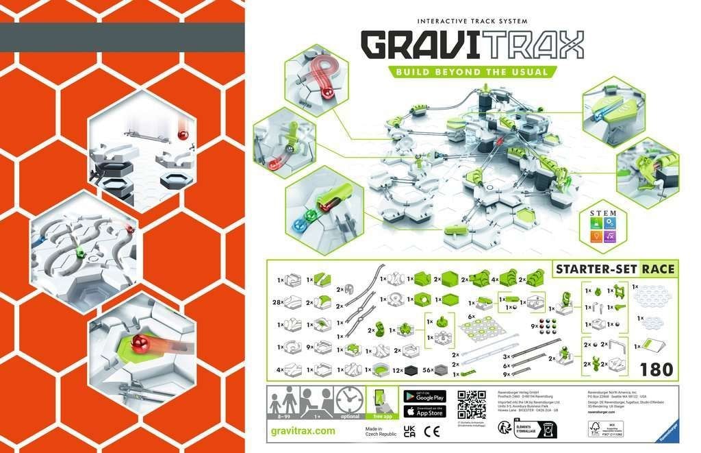 Ravensburger GraviTrax Marble Race Track Building System Starter Set for Ages 8+