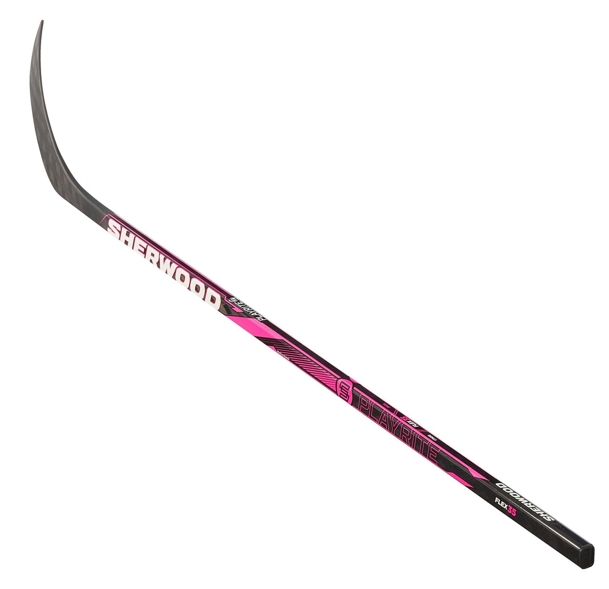 Sherwood Playrite 2 Composite Hockey Stick, Junior, 35/30 Flex, Pink