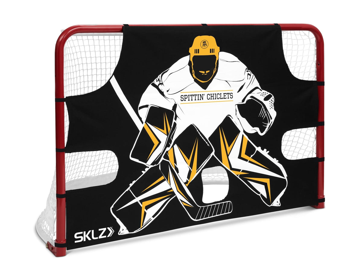 SKLZ x Spittin' Chiclets 72-in Hockey Puck-Ready Shooter Tutor