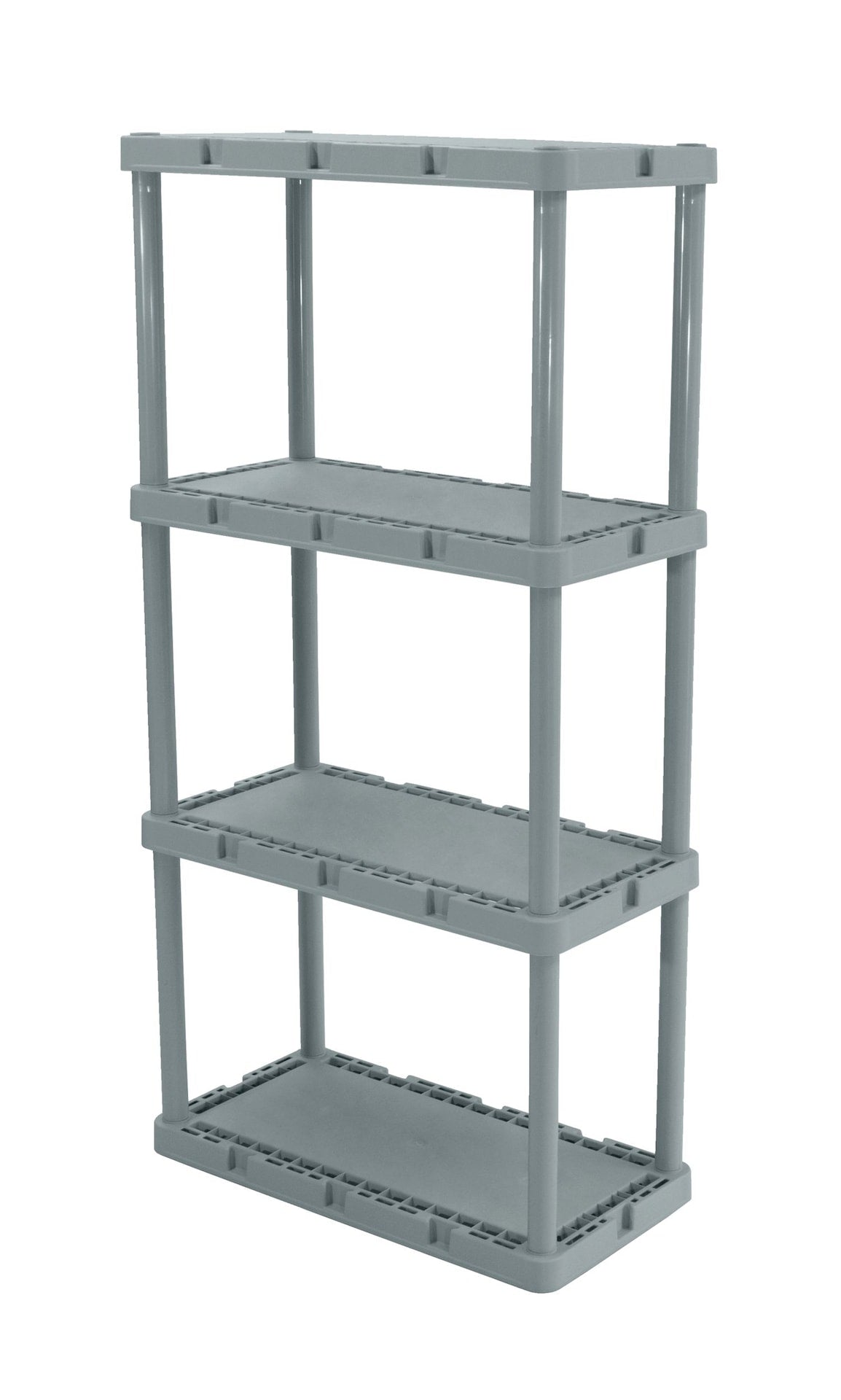 type A Prima Light-Duty 4-Tier Connecting Shelving Storage Unit, Holds up to 220-lb