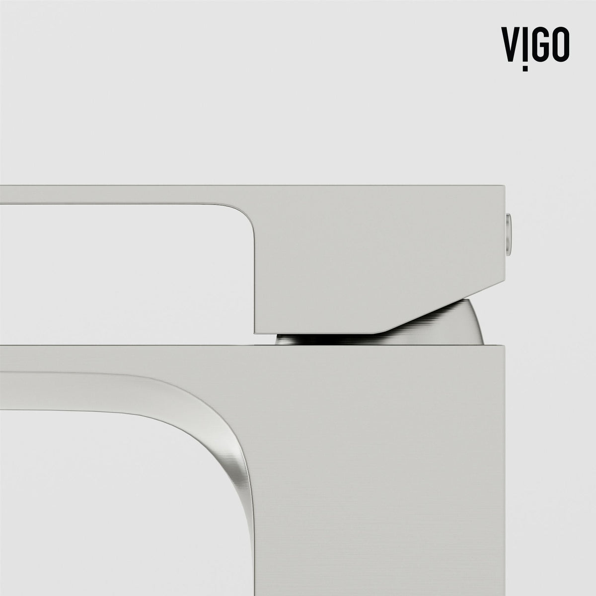VIGO Tarragona Gothic ConcretoStone Grey Bathroom Sink/Basin Set with Dunn Faucet and Rectangular Vessel