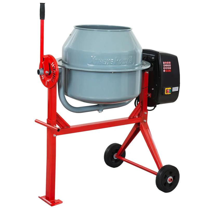 Cement Mixer 4cu ft 500W Portable Electric Concrete Mortar J6