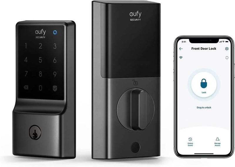 eufy Security Smart Lock C210, 5-in-1 Keyless Entry Door Lock, Built-in WiFi Deadbolt U2