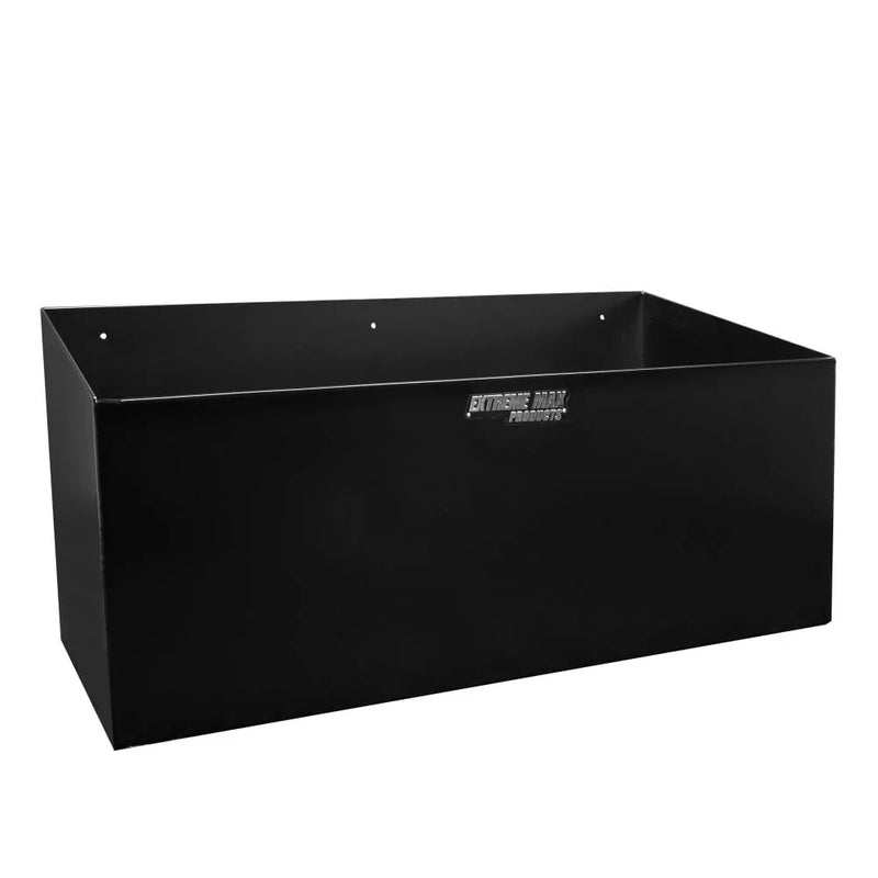 Extreme Max Dual Fuel Jug Holder -- Aluminum Design for Two 5 Gallon Jugs, Black Storage Organizer for Trailers & Garages Q7