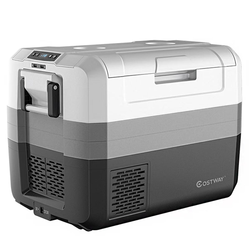 Costway 58 Quart Portable Electric Car Cooler Refrigerator Compressor Freezer for RVs Camping A4
