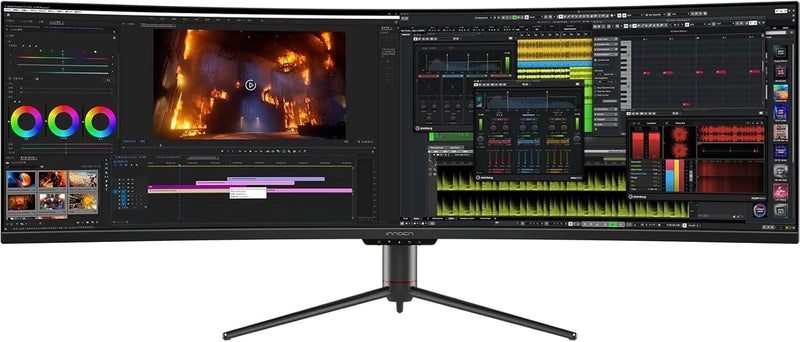 INNOCN 49" Curved Gaming Monitor, 144Hz, HDR400, USB-C, 49C1G H4
