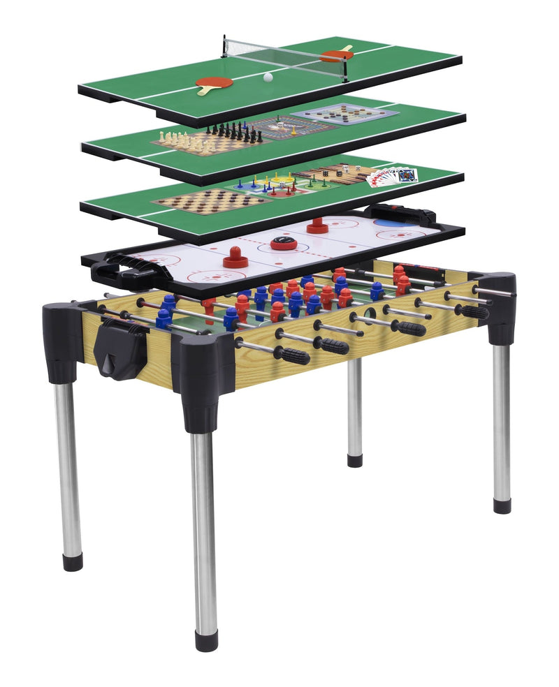 10-in-1 Space-Saving Battery-Powered Games Set/Table, 48-in M0