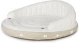 Canopy Island Inflatable Pool Float: Comfortable Lounge Surface – Built-in Cup Holders – Detachable Sunshade – 440lb Max Weight Capacity – 78.5" x 59"
