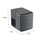 Frigidaire 26 lb Countertop Bullet Ice Maker with Touch Controls – Grey