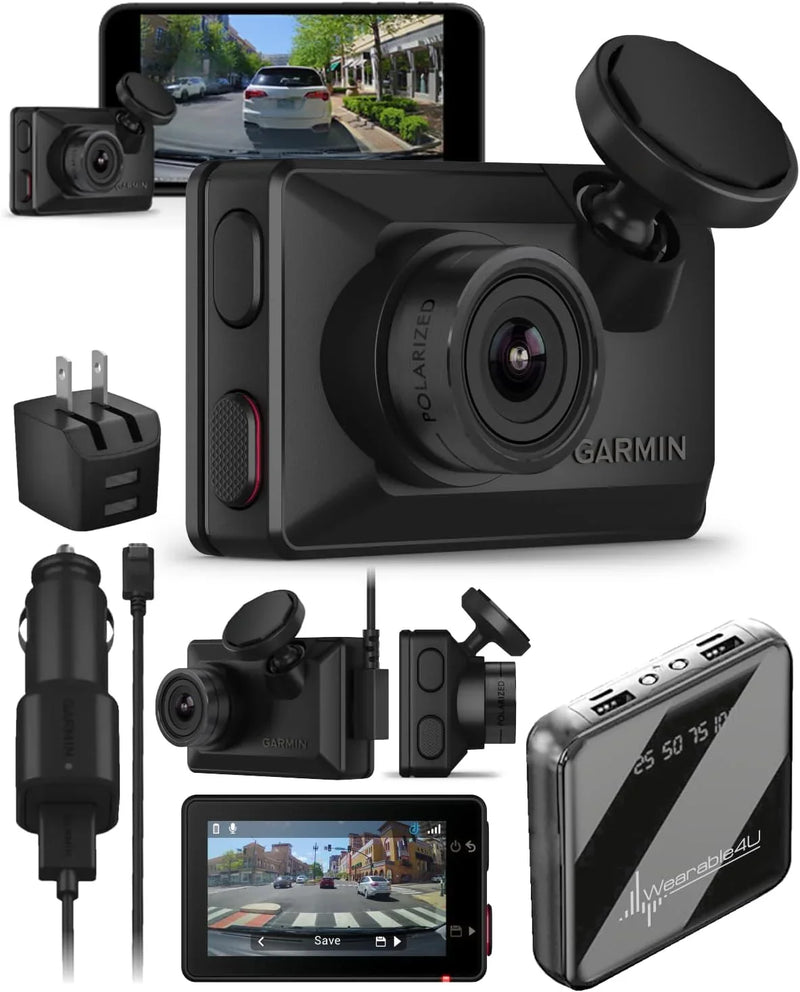 Ultra-small 1080p high-definition car recorder with a 140-degree viewing angle, built-in clarity polarizing filter, supports voice control, automatic recording function. Sold with a charging battery kit. L7