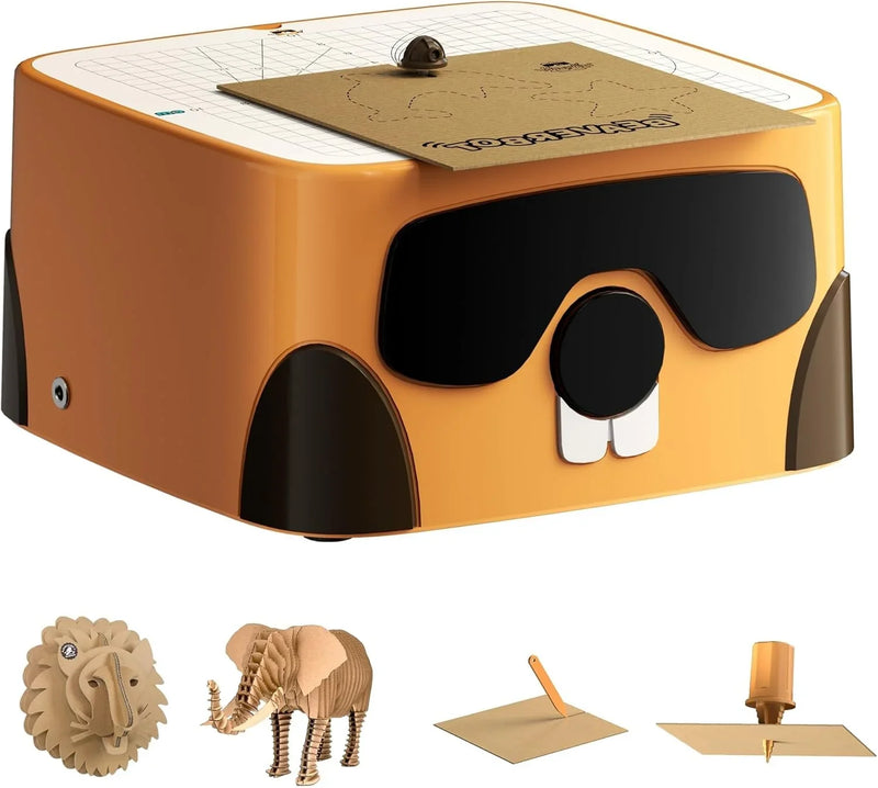 BEAVERBOT Kids Cardboard Cutter STEM Craft Kit, Ages 3 U3