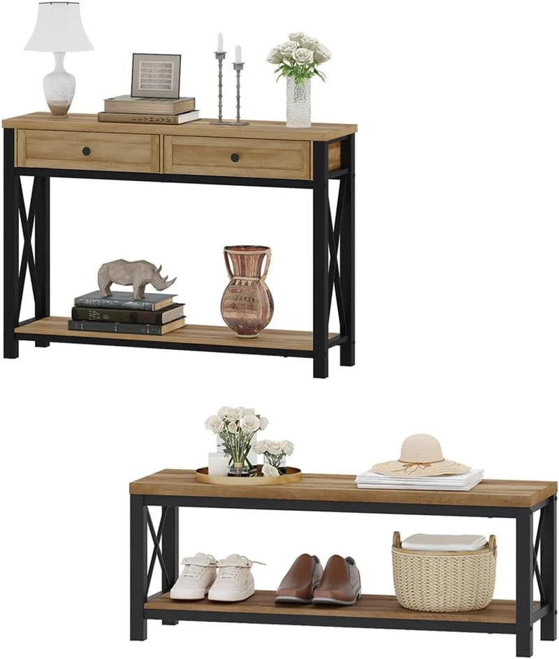 Wooden furniture sets, cabinets with drawers and storage benches with shoe racks, are suitable for entrances, living rooms and bedrooms. Z8