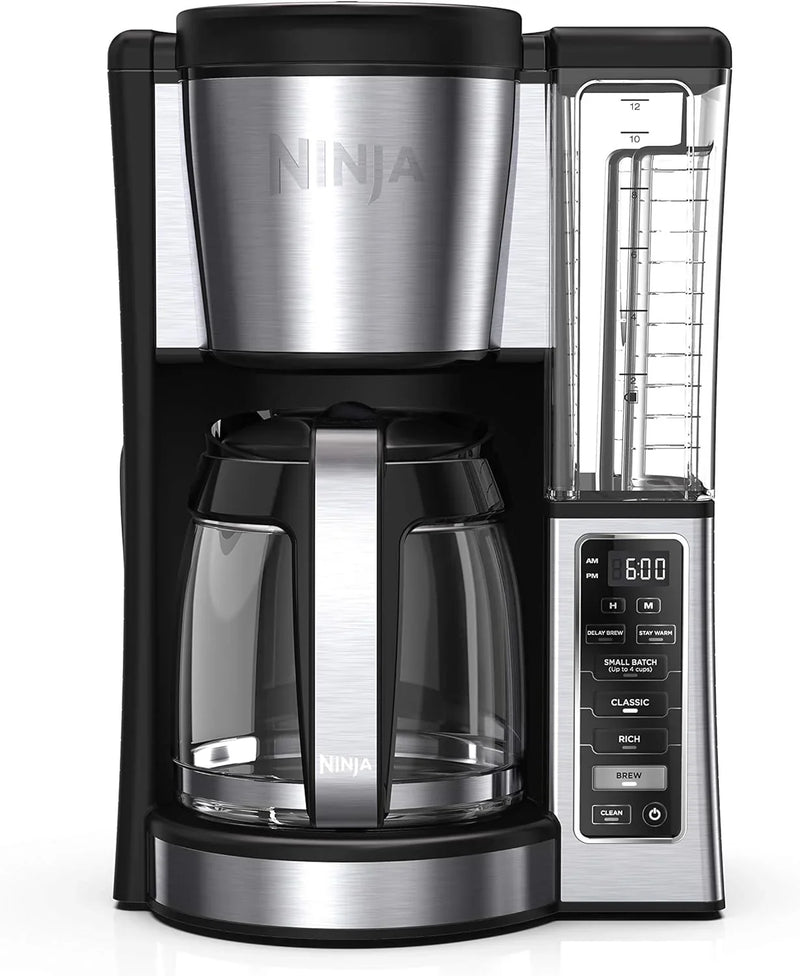 Programmable coffee machine, featuring two brewing modes, adjustable pre-heating plate and delayed brewing function T2