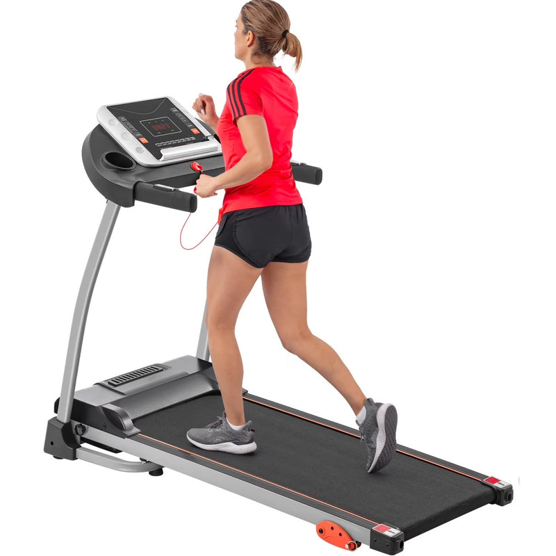 Ambifirner Easy Folding Treadmill with Adjustable Incline, Wide Running Deck, Foldable Design, Digital Monitor Mini Treadmill for Home Office E0