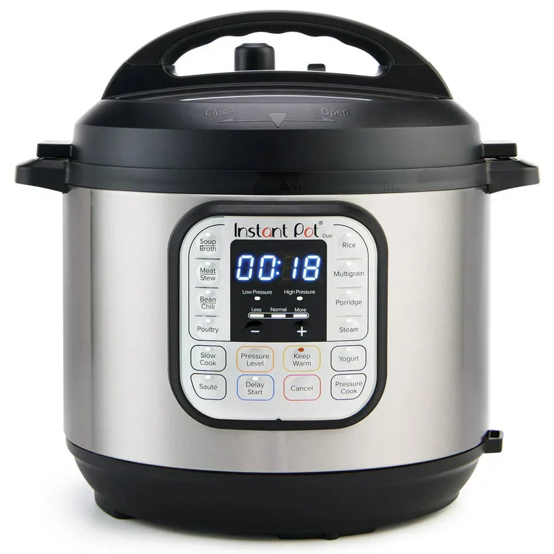 Instant Pot Duo 6 Qt Electric Pressure Cooker 7 In 1 with Easy Release Steam Switch H9