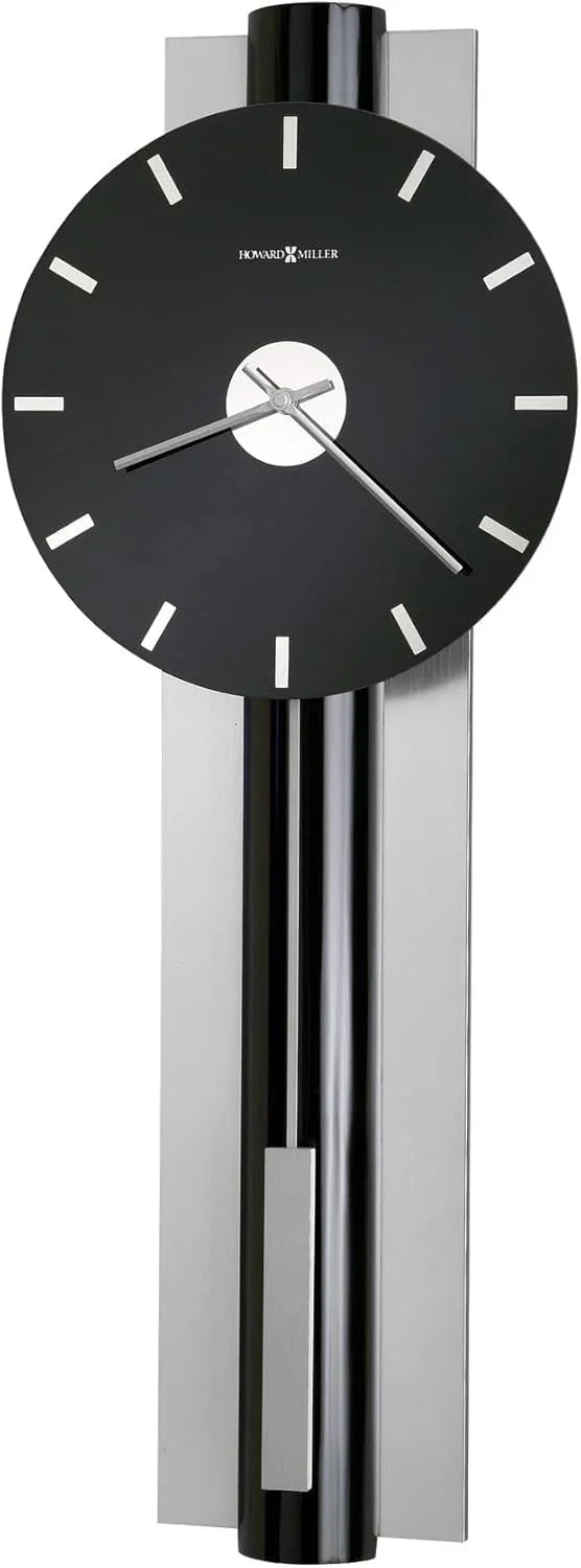 Wall-mounted clock, quartz movement, battery-powered, pointer-style analog display, rectangular pendulum, decorative sturdy frame, nickel-plated surface, wall-mounted installation, perfect home decoration alarm clock T6