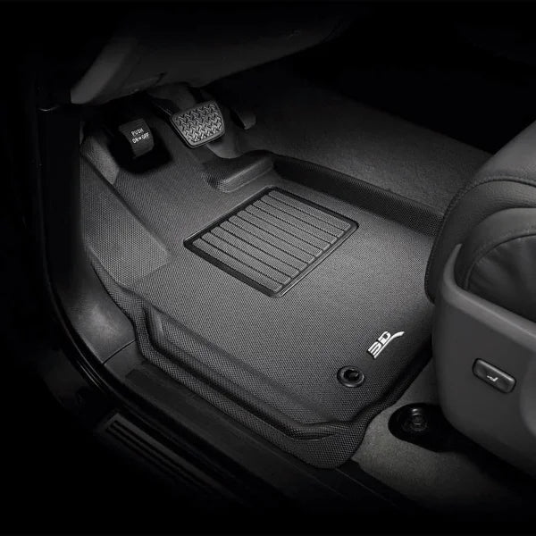 3D MAXpider Mat Custom-fit All-weather Car Mats; Row 1 and 2 Only F4