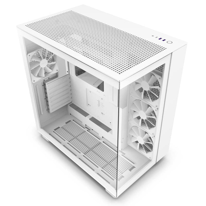 H9 Flow Dual-Chamber ATX Mid-Tower PC Gaming Case M4