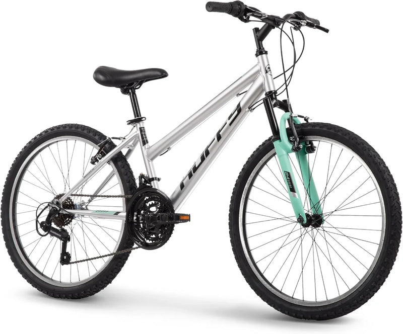 Mountain Hardtail Mountain Bike for Boys/Girls/Men/Women, 20"/24"/26" Sizes, 6 or 21 Speed Shimano Twist Shifting, Front or Dual Suspension, Comfort Saddle, Sleek Colors Q4