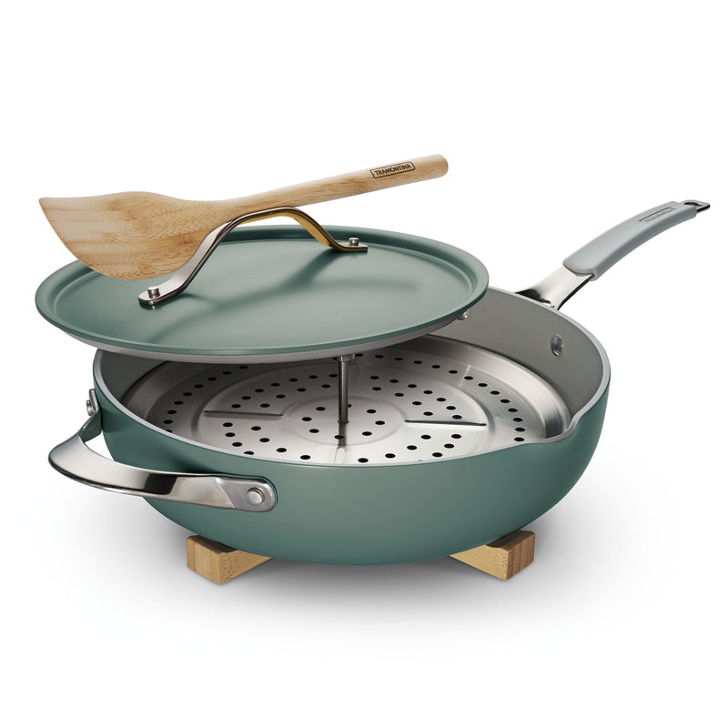 5 Qt All-in-One Plus Pan with trivet - Sea Salt T9
