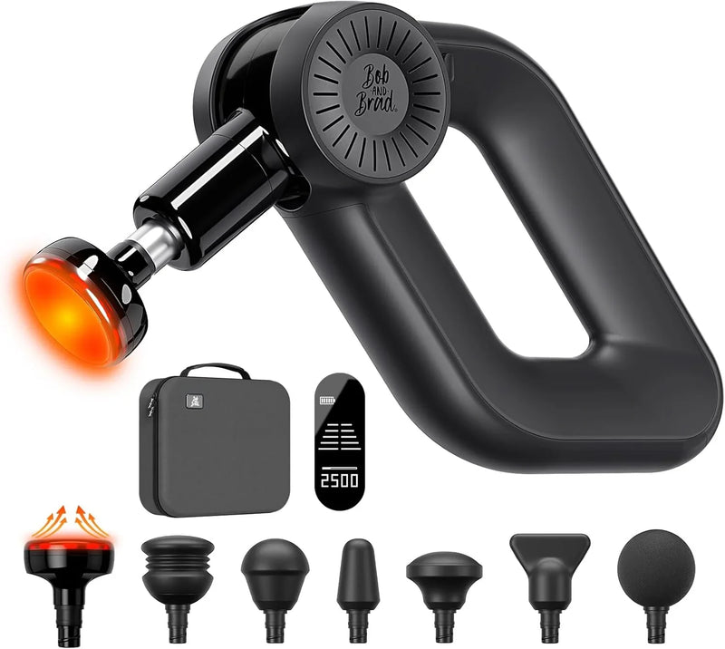 Professional massage gun - deep tissue impact massage, 16mm amplitude, suitable for professional muscle massager for athletes, can relieve pain, quiet electric back massager, as a gift for him T5