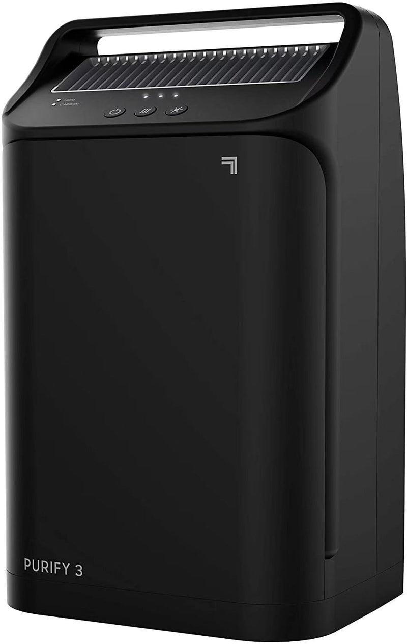 Sharper Image True HEPA Air Purifier, Covers up to 125 Sq. feet 3 Speed Settings, Black L7