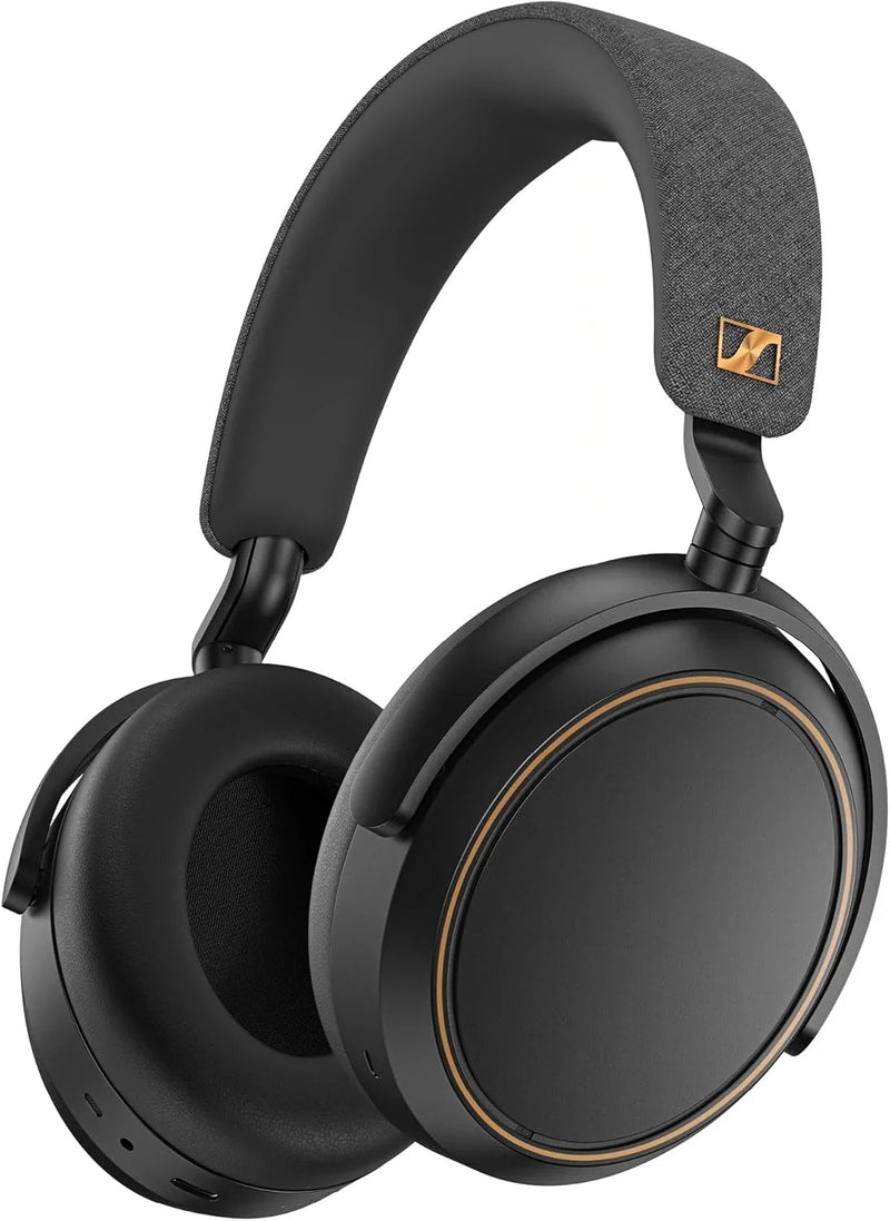Consumer-grade audio power 4 wireless headphones - Support Bluetooth connection, equipped with adaptive noise cancellation function, clear calls, up to 60 hours of battery life, and customizable sound effects. White model. H3