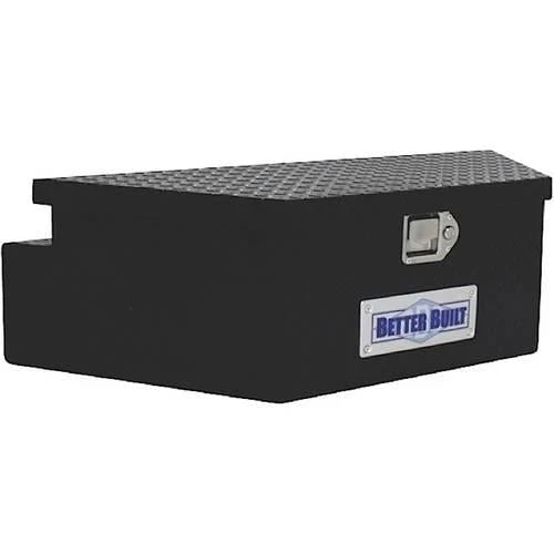 BETTER BUILT 66212321 UTILITY TRAILER TONGUE TOOL BOX, BLACK, WIDE, V SHAPED 39INX16.5INX12IN B3