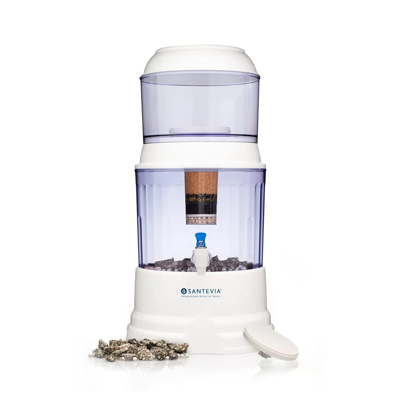 Counter-top type - Enhanced alkaline and fluoride filter | Household water filter that makes water alkaline and adds minerals | Chlorine and fluoride filter I0