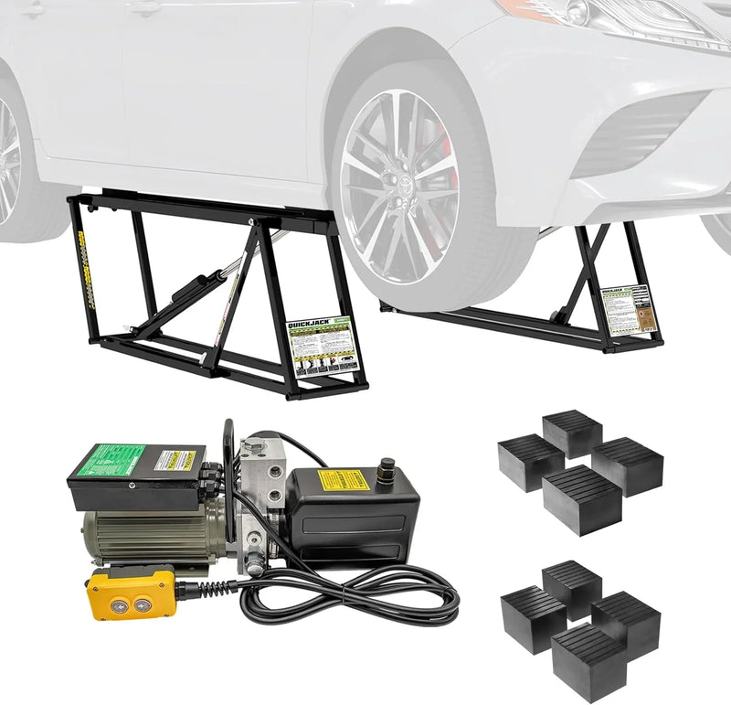 5000TL Portable Car Lift – ALI Certified 5,000 lb Capacity with 110V Power Unit, Compact Alternative to a 2-Post Car Lift for Garage, Home Mechanics, DIY Auto Repair, or Shop Use E3