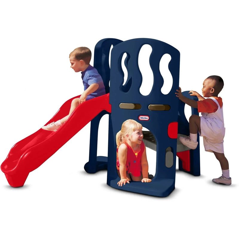 Hide & Slide Climber, Blue & Red - Climbing Toy and Slide for Kids Ages 2 to 6 S1