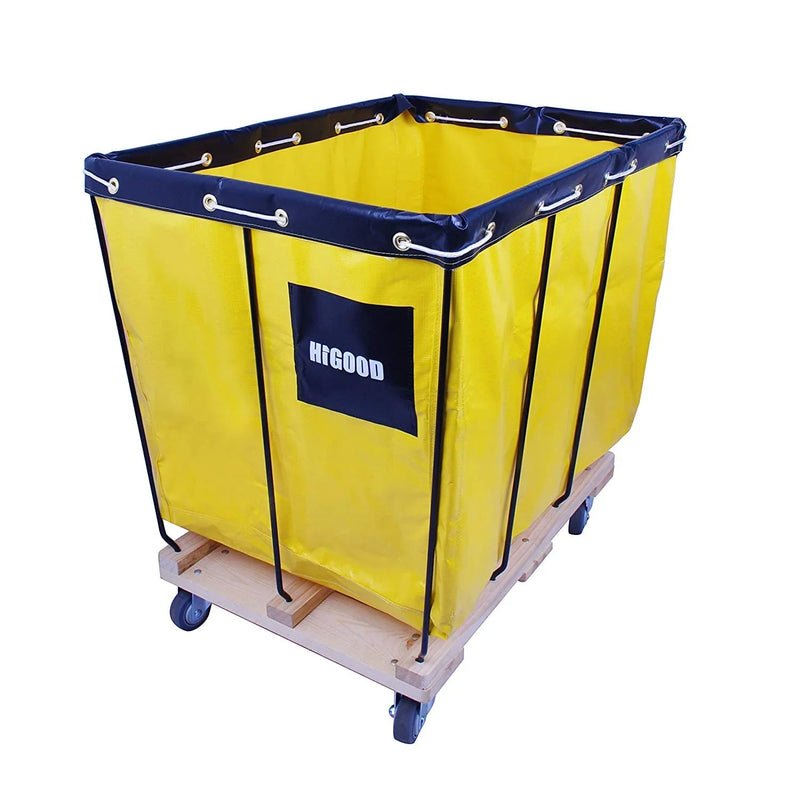 Basket Trucks,Service Carts Yellow 8 Bushel Knock Down Truck,Carts, 10.0 cu. ft, 400 lb, 34" L X 22" W X 30.5" H Capacity B6