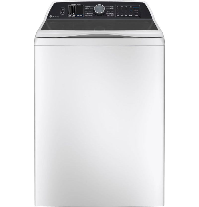 GE APPLIANCES PTW700BSTWS high efficiency top load washer F8