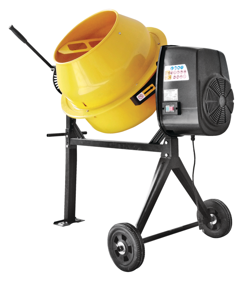 74013 5A Portable Electric Concrete Mixer, 115-L/4-cu-ft U5