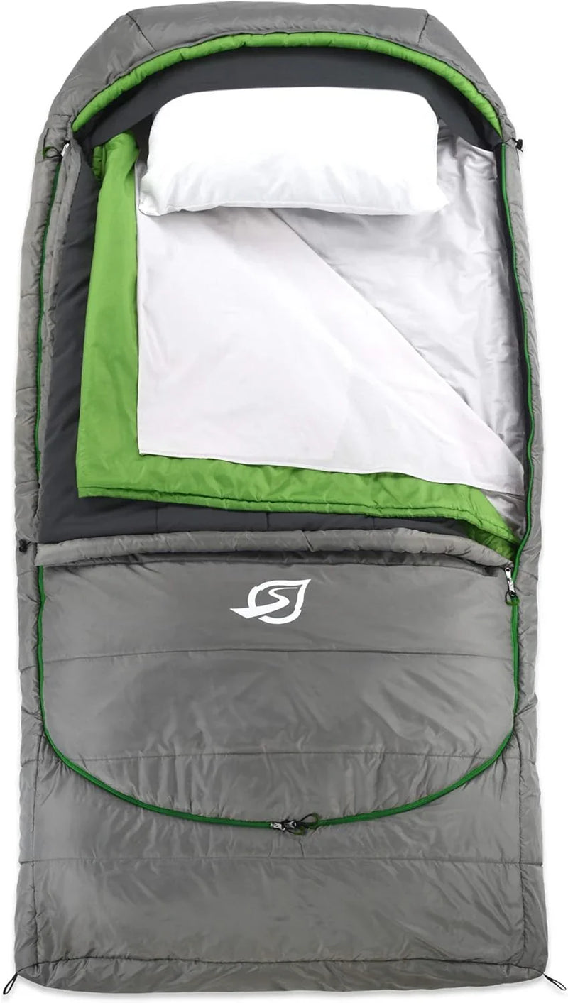 Adult Cloud-style sleeping bag - Adjustable multi-layer design, suitable for use in 3 to 4 seasons - Includes cotton bedding Q9
