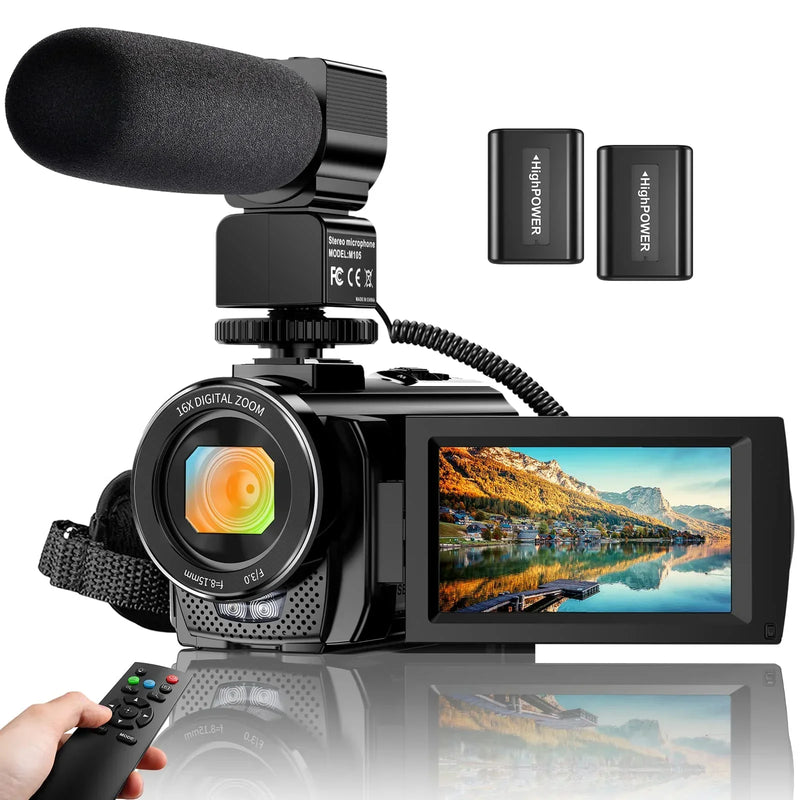 Video Camera Vlogging Camera Recorder FHD 1080P P8