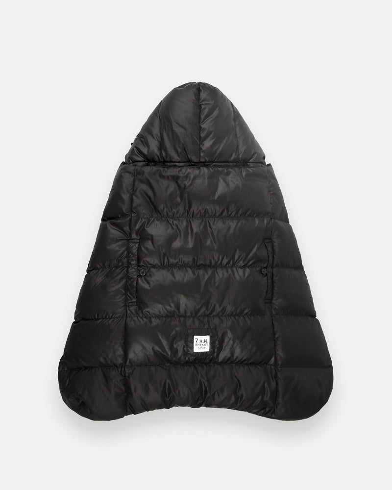 7AM Enfant Heavyweight, K-Poncho Black Plush H5