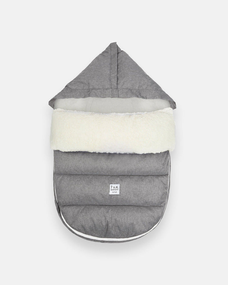 7AM Enfant LambPod, Fleece Lining, Heather Grey E8
