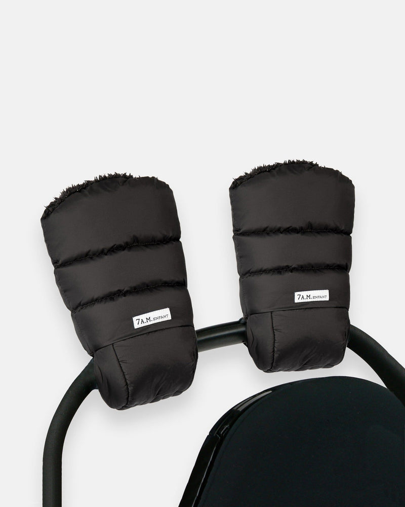 7AM Enfant Warmmuffs - Black Plush V2