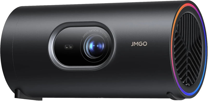 1080P intelligent portable projector, Google TV, 400 lumens, 8-watt Dolby Digital Sound, 3D activation function, HDR10 standard, mini projector with Wi-Fi and Bluetooth functions, suitable for home and outdoor use, equipped with optical filter. S5