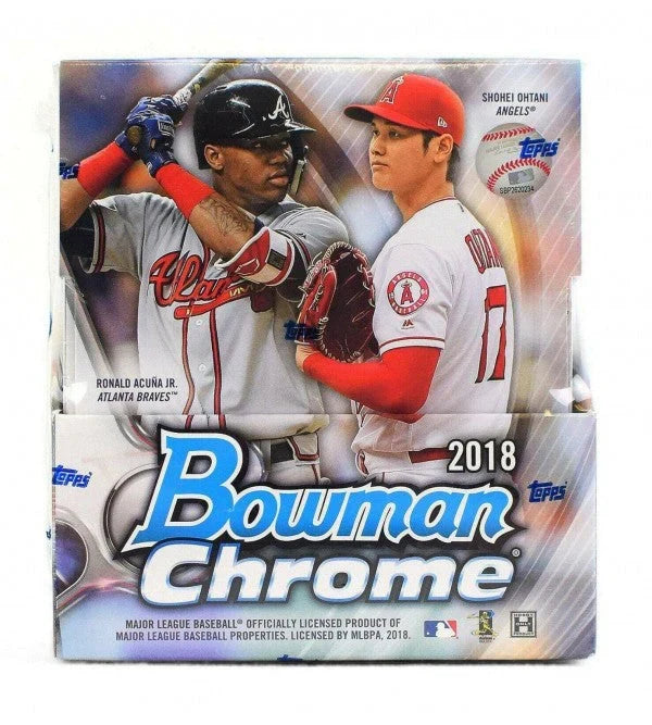 Bowman Chrome Baseball Sealed Hobby Box H0