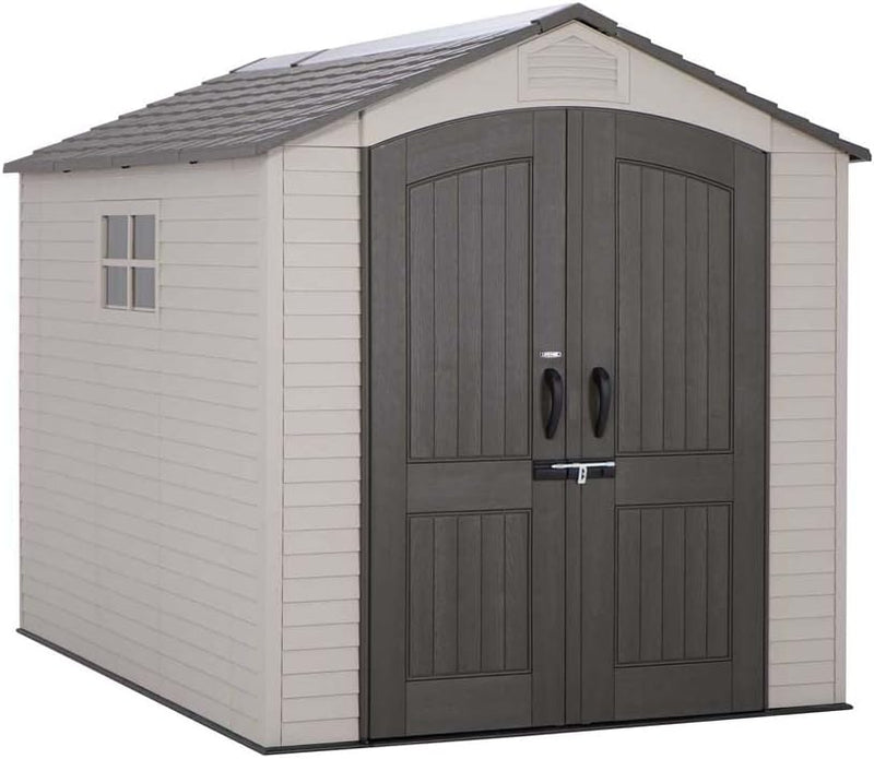A 12-foot-long outdoor storage rack N2