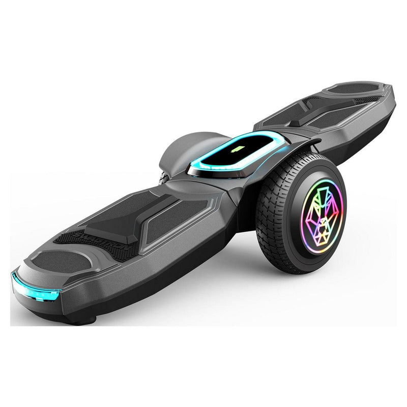 Swagtron Shuttle Zipboard Electric Hoverboard Skateboard 7 mph and 3-Mile Range LED Wheels Bluetooth Speaker X3
